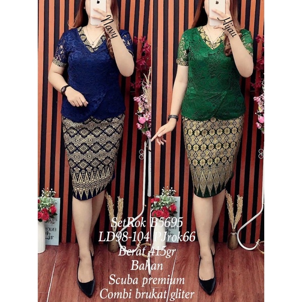FY-B5695 Set Rok Scuba Brukat Premium