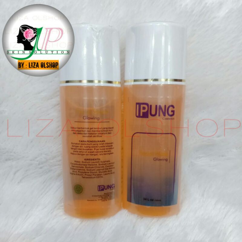 Sabun Wajah Cair/Facial Wash Glowing BPOM IPung Skincare