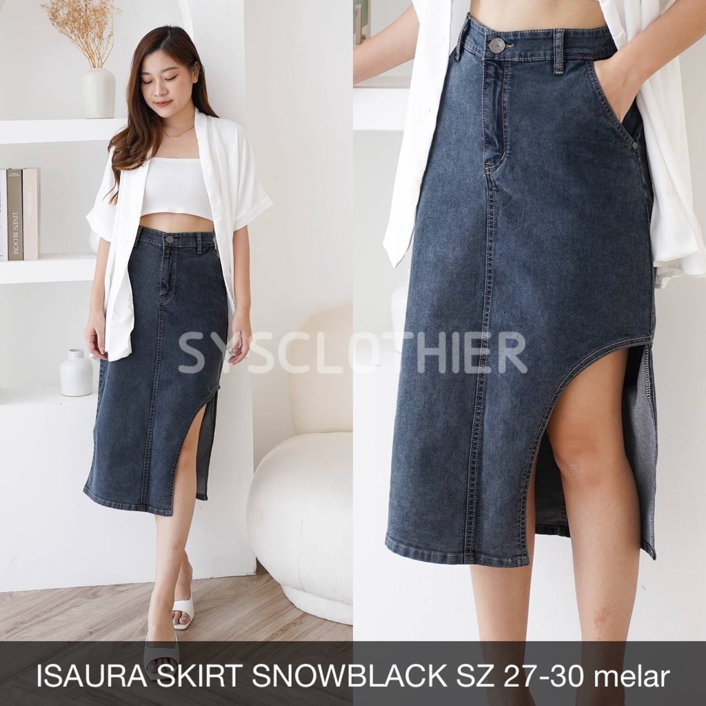 ROK JEANS WANITA ISAURA SKIRT SERIES -SYS CLOTHIER