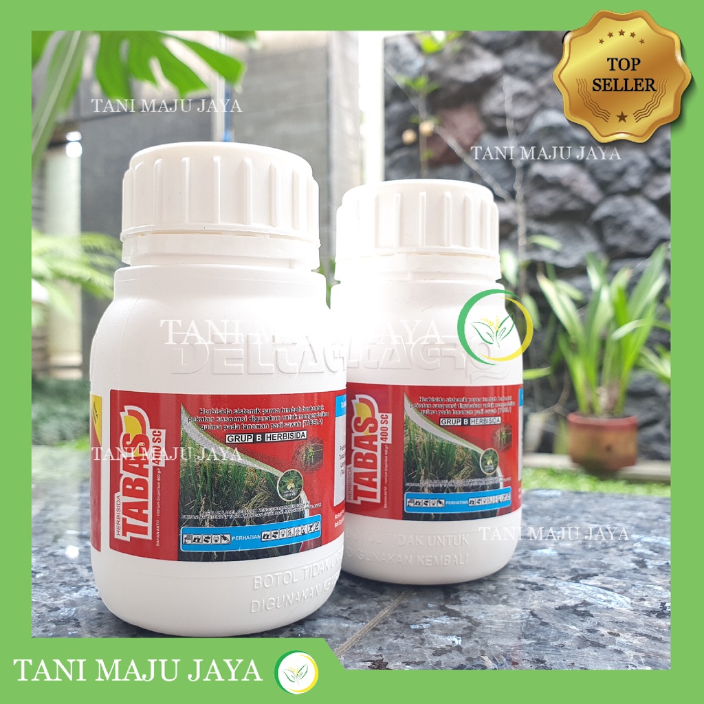Herbisida Tabas 400SC 100 ml Obat Pembasmi Rumput Gulma Tanaman Padi indreng
