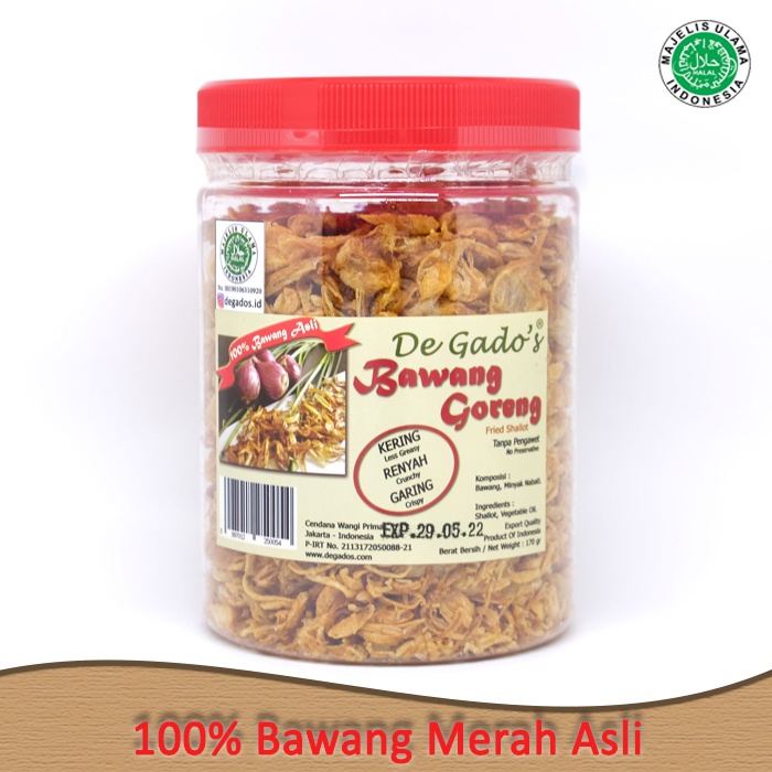

De Gado's - Bawang Goreng Toples 170gr