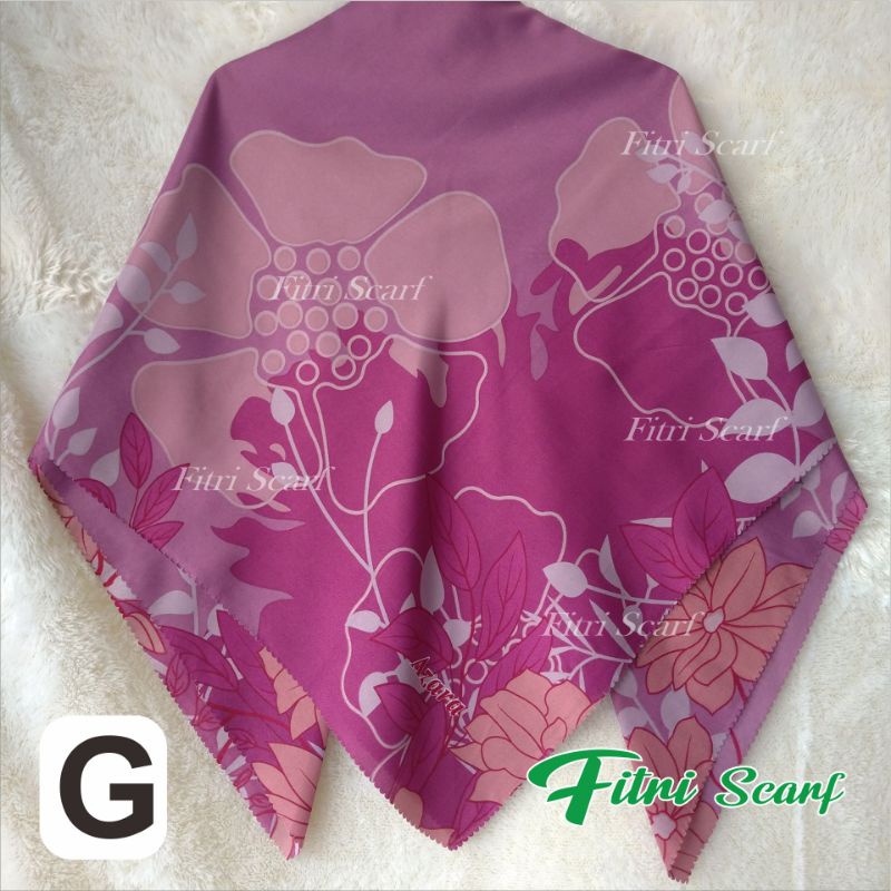 Jilbab PILIH WARNA PILIH MOTIF AZARA LASER segiempat  motif hijab motif kerudung DANISA D1 100-G