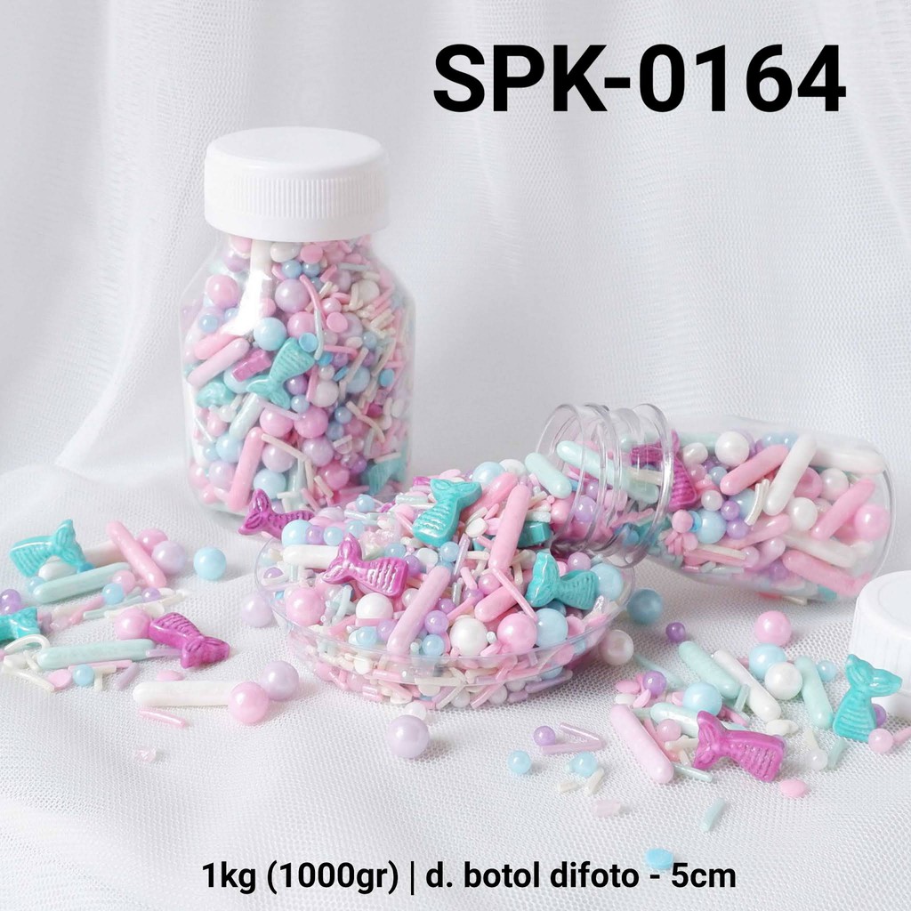 

SPK-0164 Sprinkles sprinkle sprinkel 1kg kilo ekor duyung warna pastel yamama baking grosir murah sprinkles cake dekorasi mutiara trimit decoration story sprinklestory sprinklesstory sprinkle story yamama baking