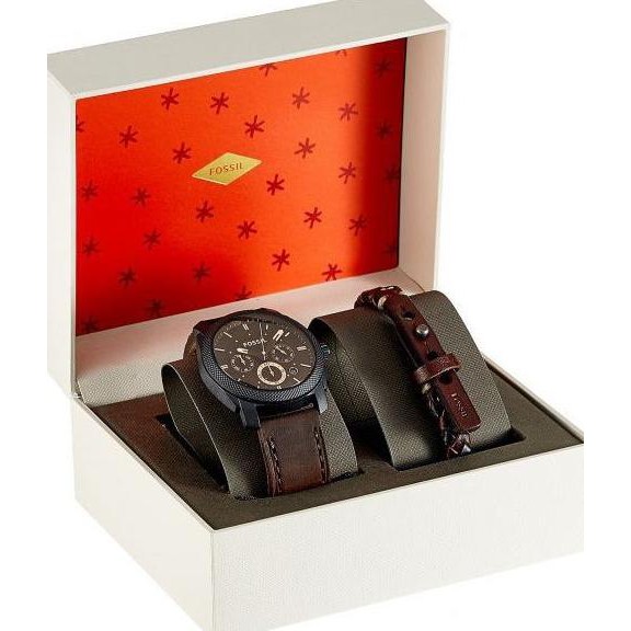 Diskon Fossil fs5251 machine chronograph and bracelet box set BARANG BAGUS