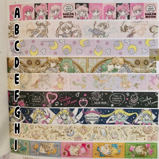 

washi tape sample sailormoon