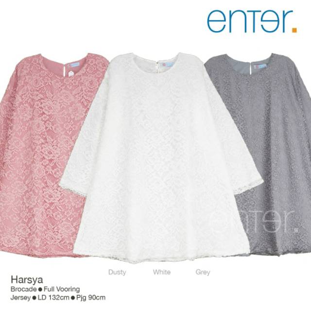 Hasrya blouse broklat jumbo kondangan baru  broklat jumbo