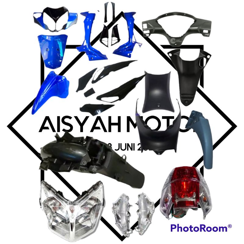 Full Bodi Dan Lampu Honda Supra X 125 Batman Warna Biru