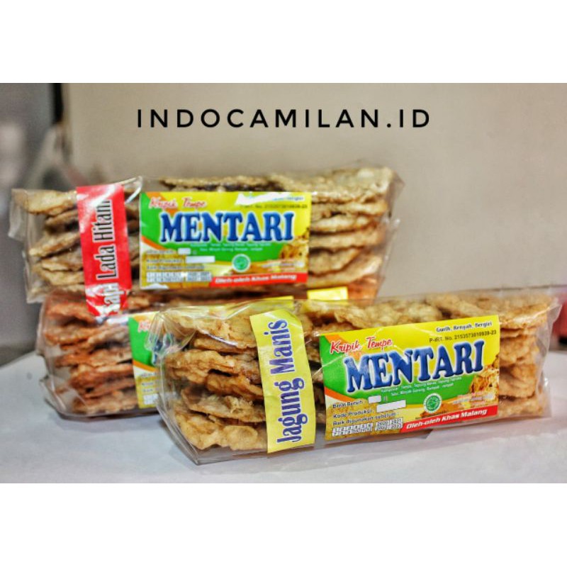 

Kripik Tempe Mentari paket Oleh oleh khas Malang