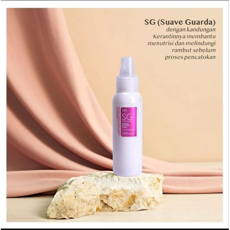 Inaura Suave Guarda 100ml Vitamin rambut catok keratin smooth spray