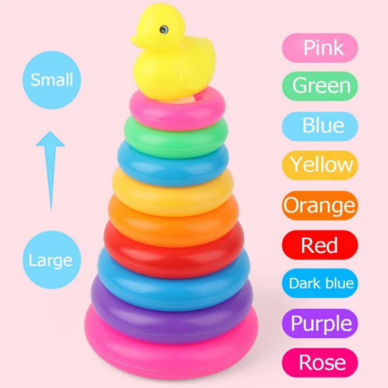 MAINAN RING DONAT - MAINAN DONAT MURAH - MAINAN SUSUN DONAT -  RING DONAT MURAH