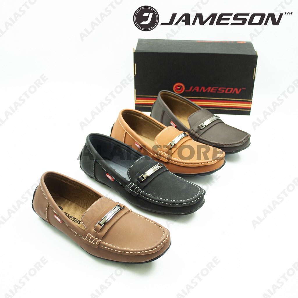Sepatu loafers casual pria pantofle anti slip Jameson J05 Denmark / sepatu formal / sepatu kerja
