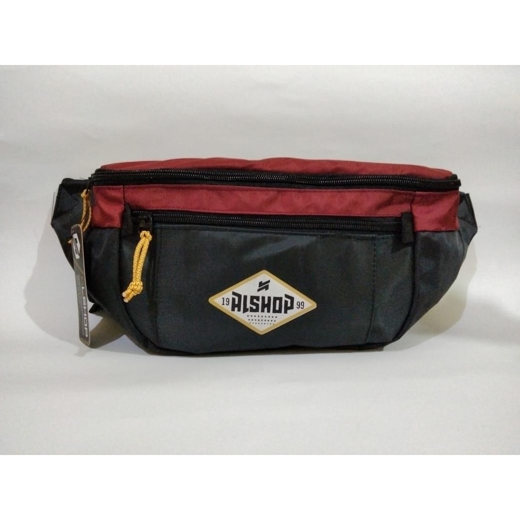 Allshop - Tas pria / Tas selempang / Waistbag pria bahan anti air Premium Quality