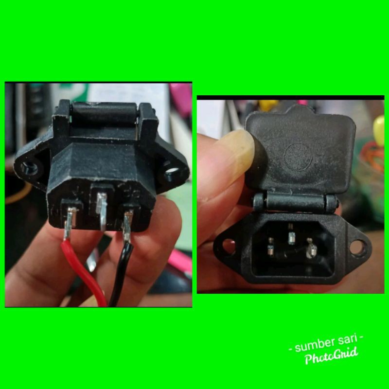 socket untuk charger tangki elektrik