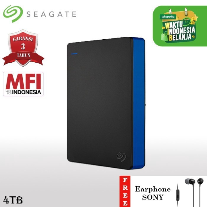 Seagate Game Drive Hardisk Eksternal for PS4 4TB USB3.0 [FS]