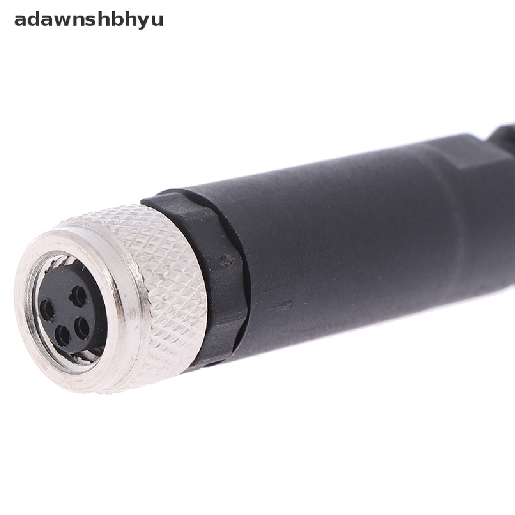 Konektor Sensor adawnshbhyu 1Pc M8 3/4 Pin Male/Female Colokan Sudut Lurus