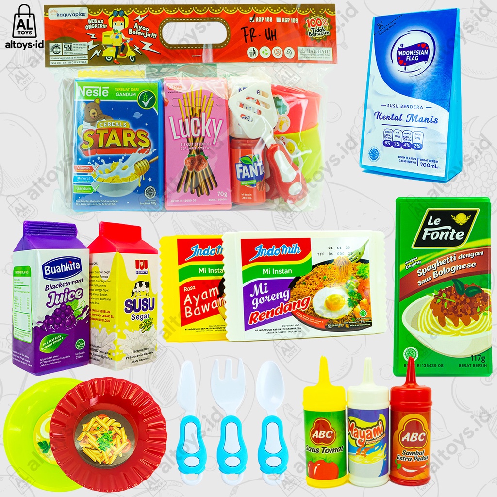 Mainan Anak Snack TRANS MARKET DELIVERY KGP108 Mainan Masakan