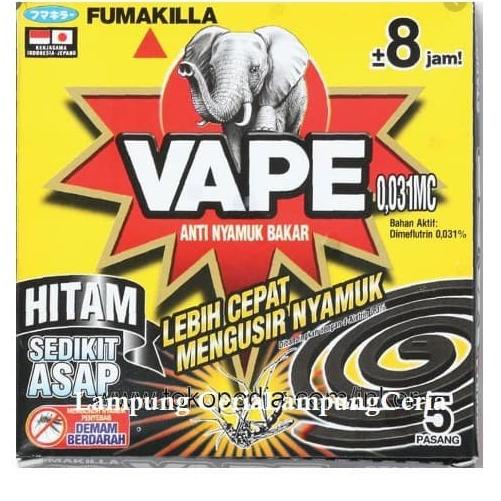 Obat Nyamuk Bakar | Vape Anti Nyamuk Bakar Hitam Sedikit Asap 5