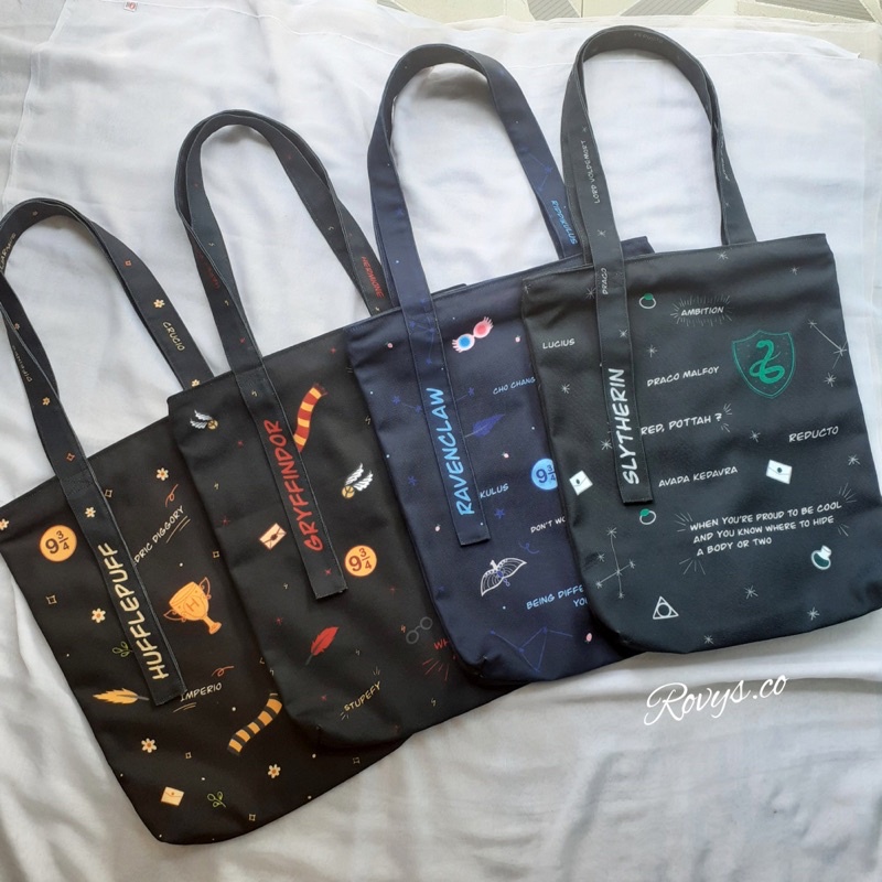 Harry potter hogwarts totebag kanvas