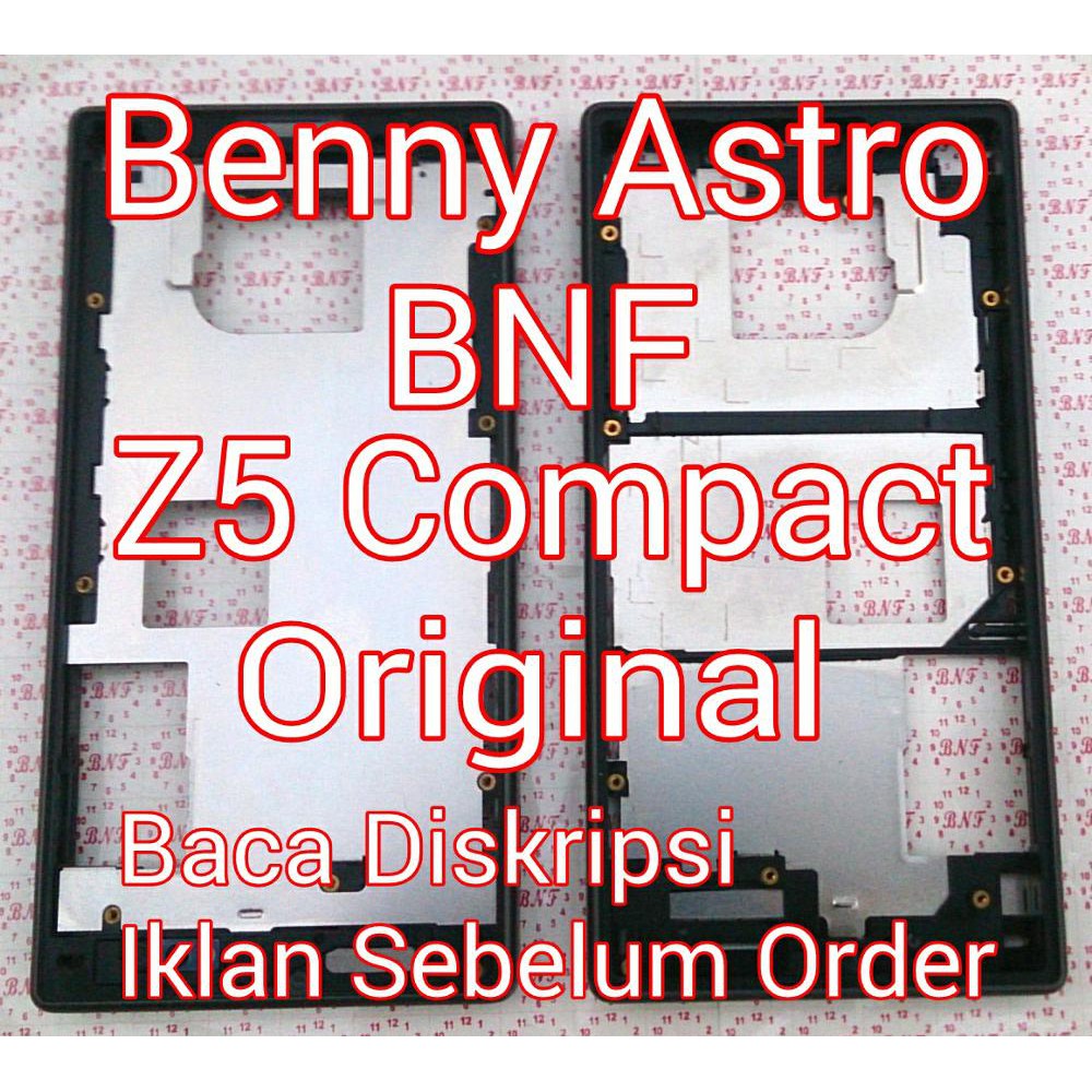Original Bezel - Frame - Tulang - Sony Xperia Z5 Compact - Z5 Mini - E5803 - E5823 - SO-02H - Docomo