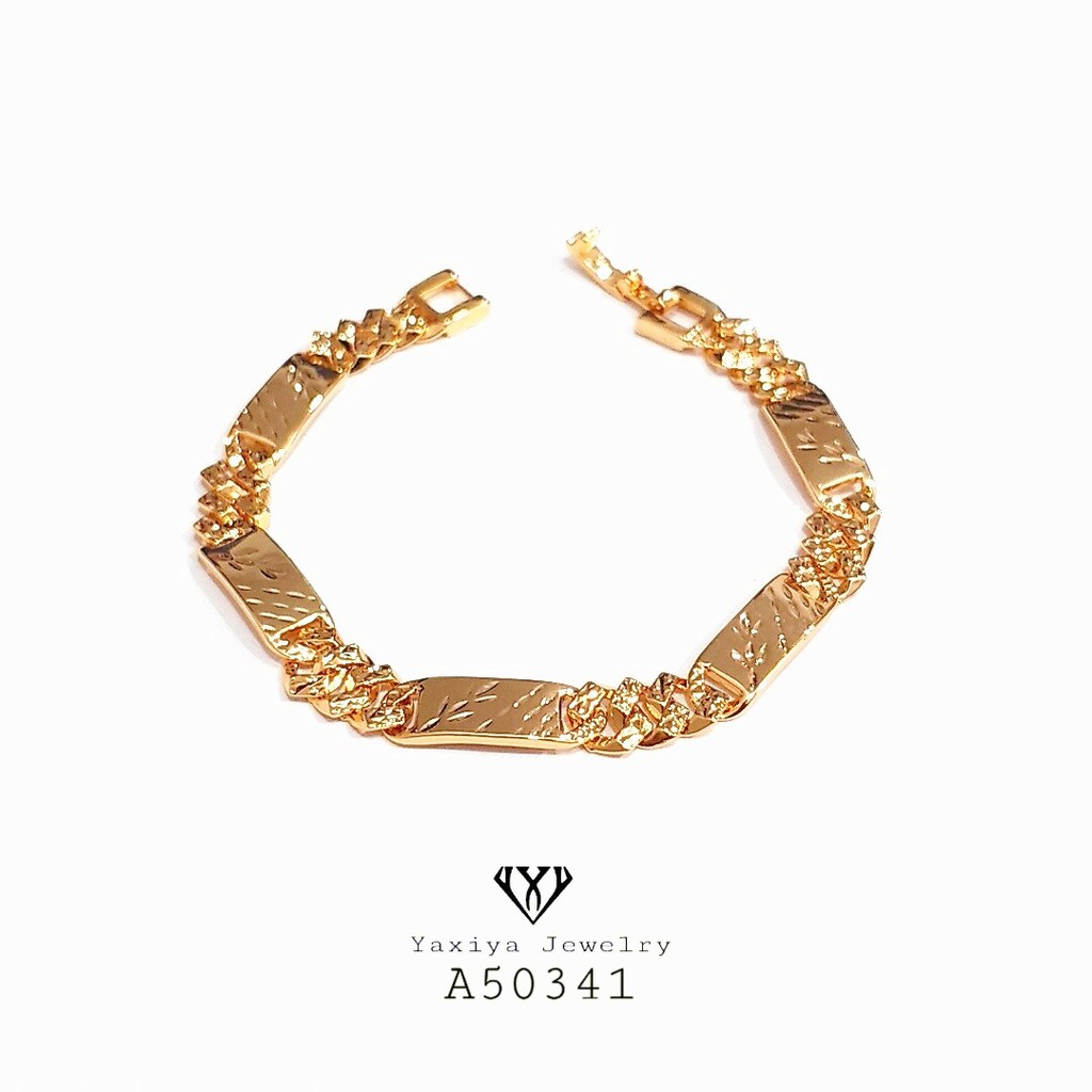 

Gelang Tangan Wanita Perhiasan Lapis Emas 18k Yaxiya Jewelry 008