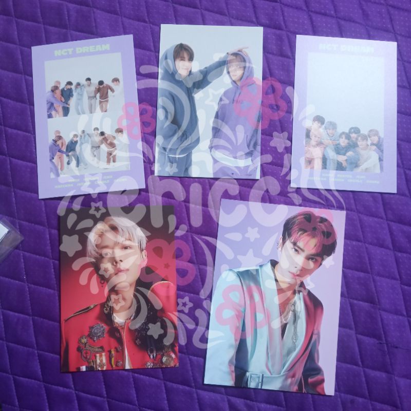 Postcard Yuta Punch & Potrait Yearbook Xiaojun