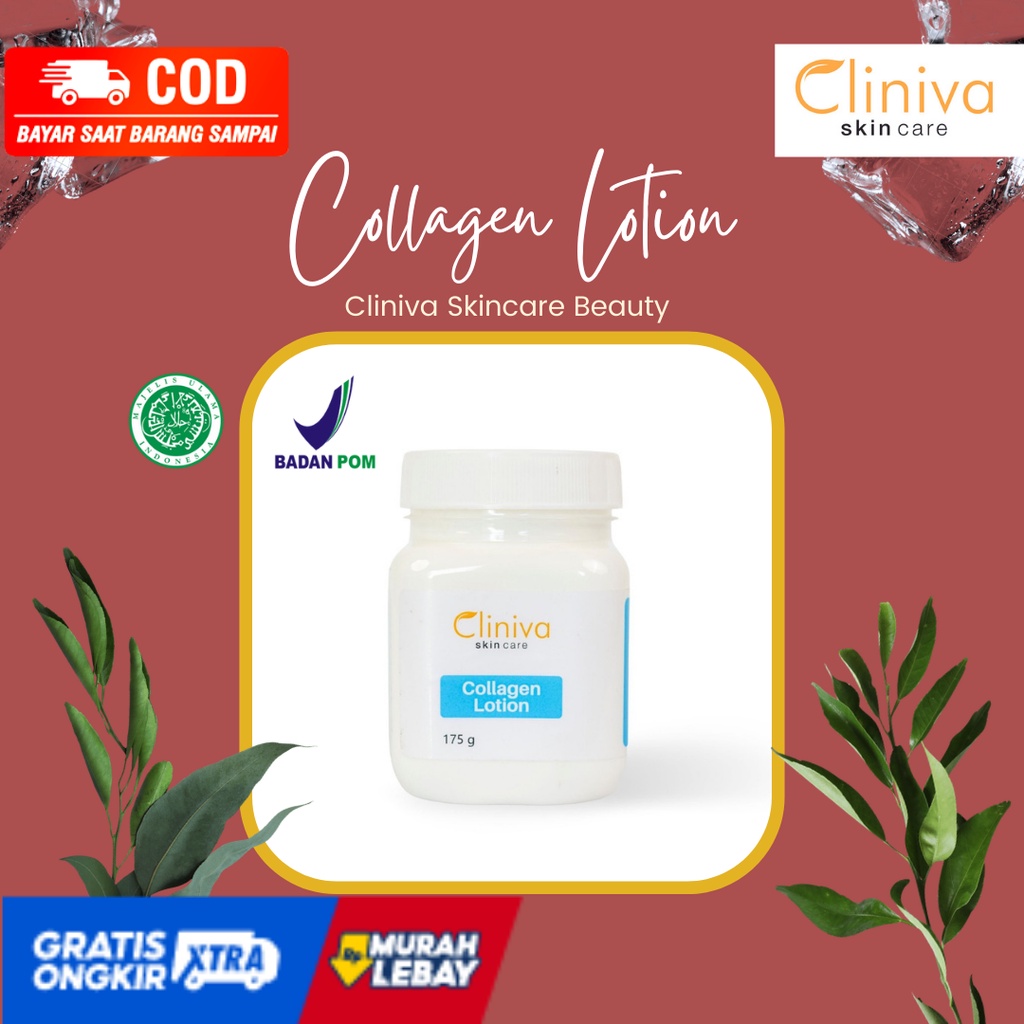 Cliniva Collagen Lotion | Body Lotion Cliniva Skincare | Pemutih Badan BPOM 100% ORIGINAL 175 gr