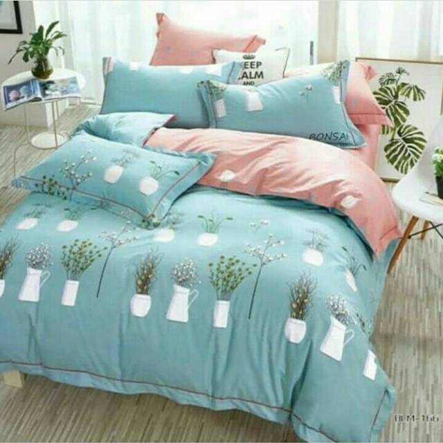 SPREI motif bonsai garden best seller bahan bgs (Restock)