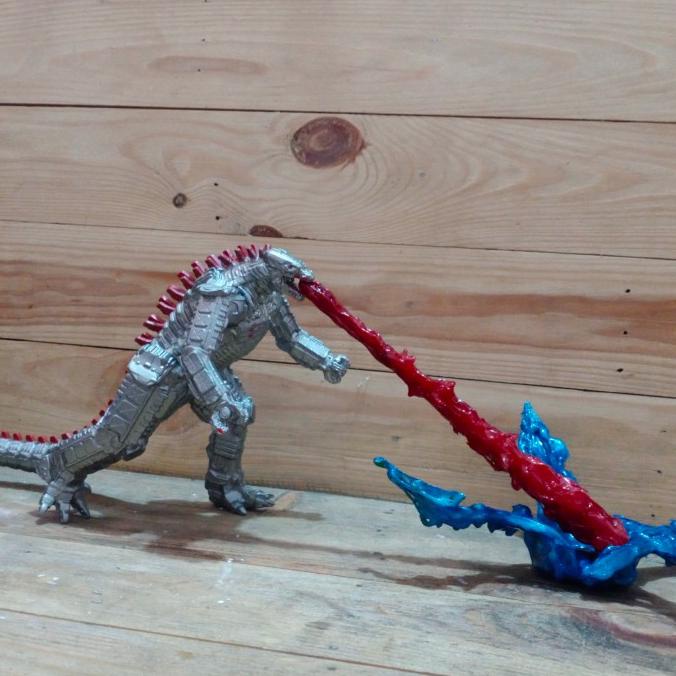langsung order saja] recast figure mecha godzilla 2001 atomic beam semburan api fire effect