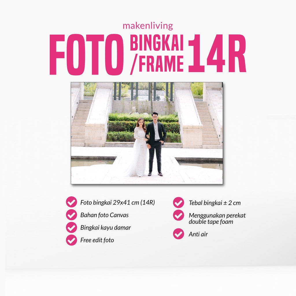 Makenliving Foto dan Bingkai/Frame 14R