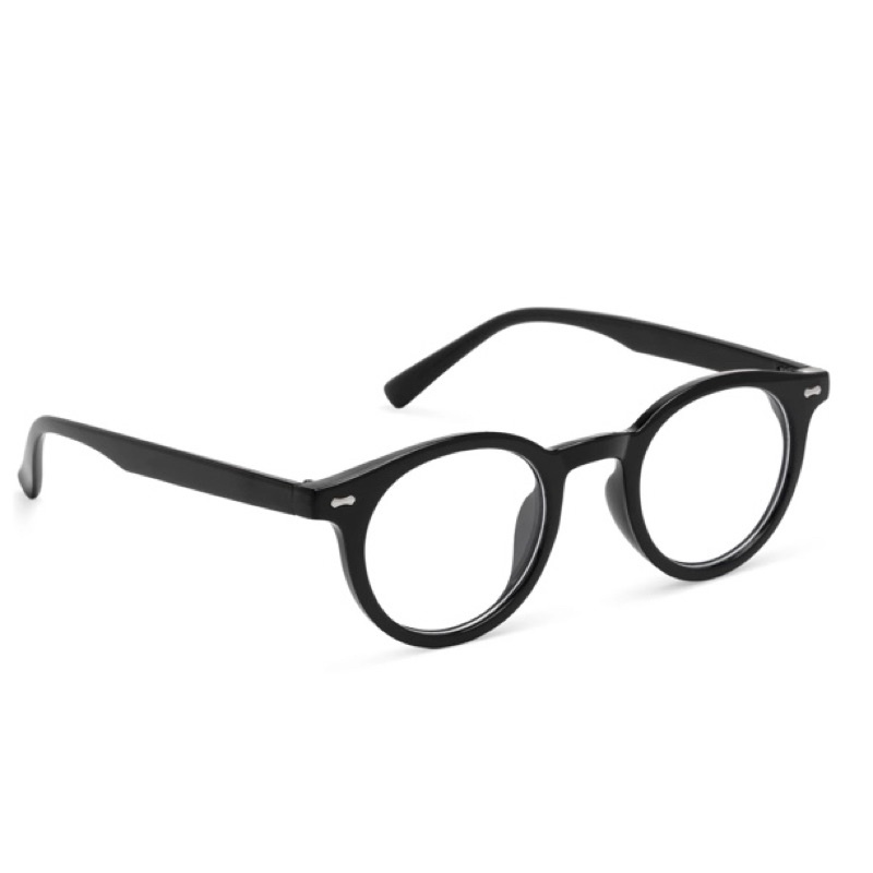 [Bekas - Original] Optika Lunett Kacamata Bingkai Bulat Termasuk Lensa Minus -4,00