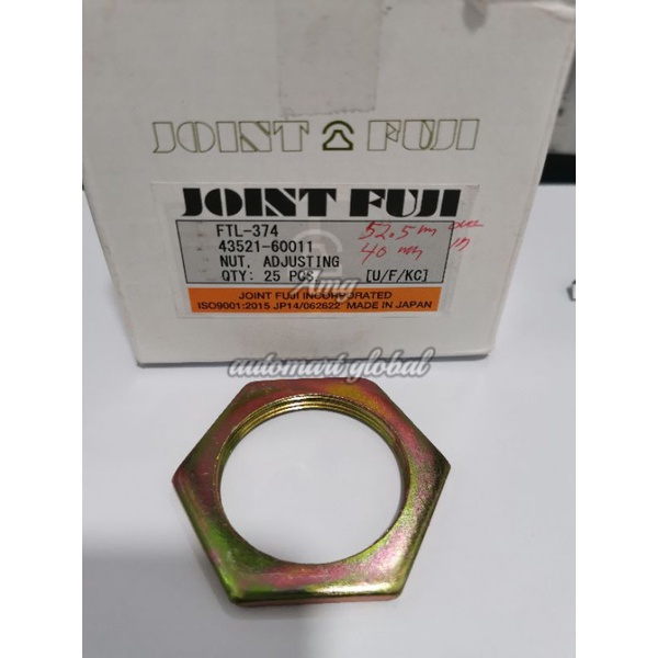 mur spindle spindel as depan hardtop 2f new lubang 40 mm