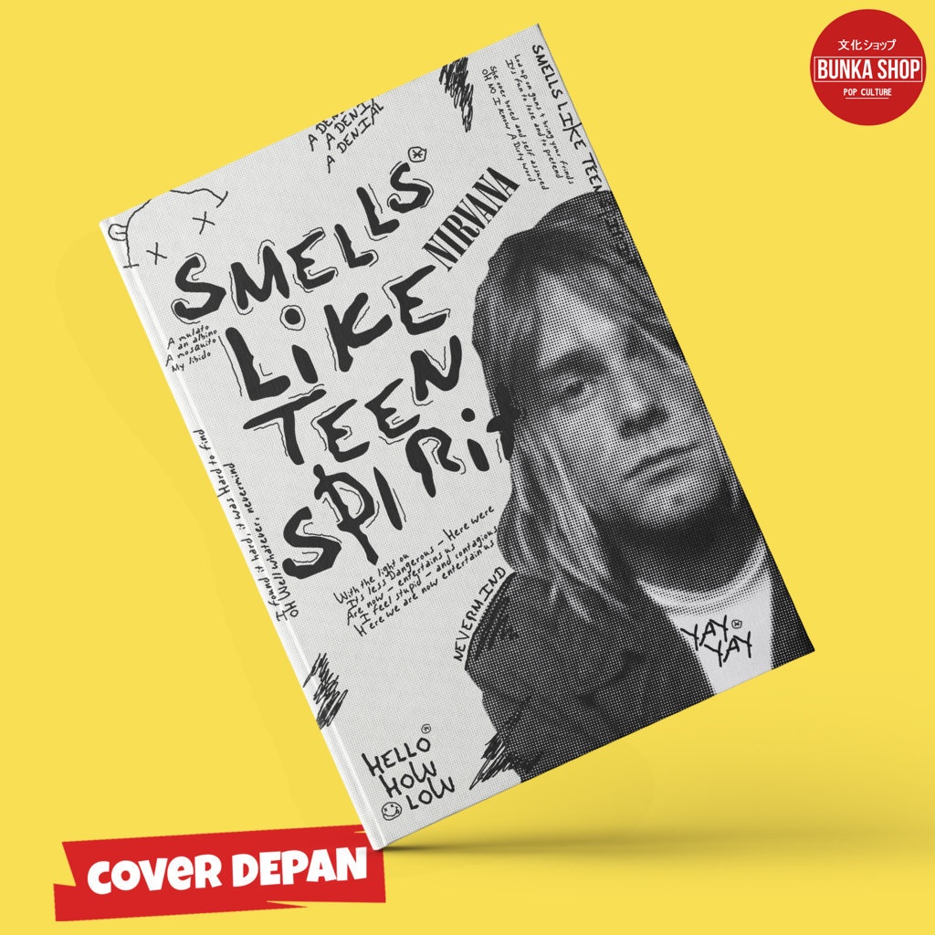 

RK Notebook Band Nirvana kurt Cobain 3 Hardcover A5 Buku Tulis Catatan Notes Agenda Planner Jurnal