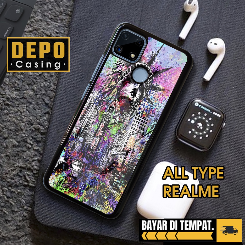 Case Realme C25 C25S Case Hp Realme C25 C25S Premium Glossy Depo Casing [TBLR] Casing Hp Realme C25 