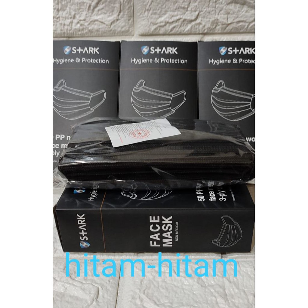 MASKER/ICARE/EARLOOP/MASKER HITAM/PUTIH/HIJAB/3PLAY/MEDIS/DISPOSABLE FACE MASK-7