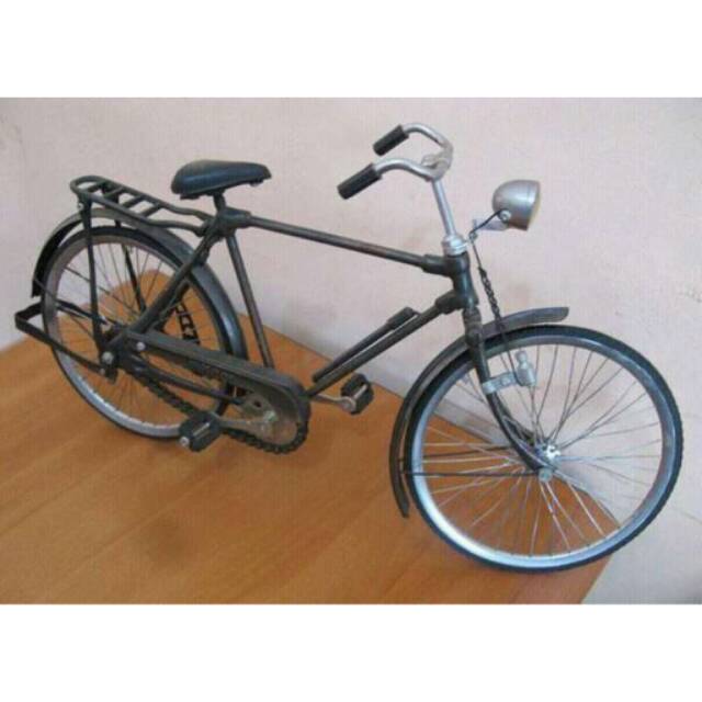 Miniatur Sepeda Ontel Pria Besar Shopee Indonesia