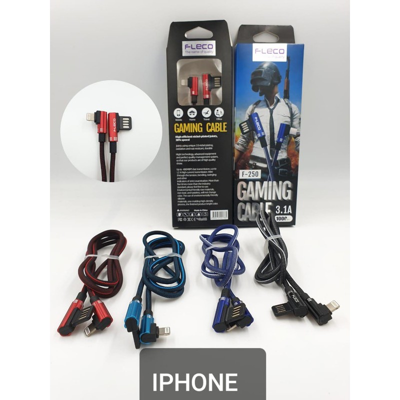 Fleco Kabel Data i-Phone Gaming Cable F-250 F250 F 250