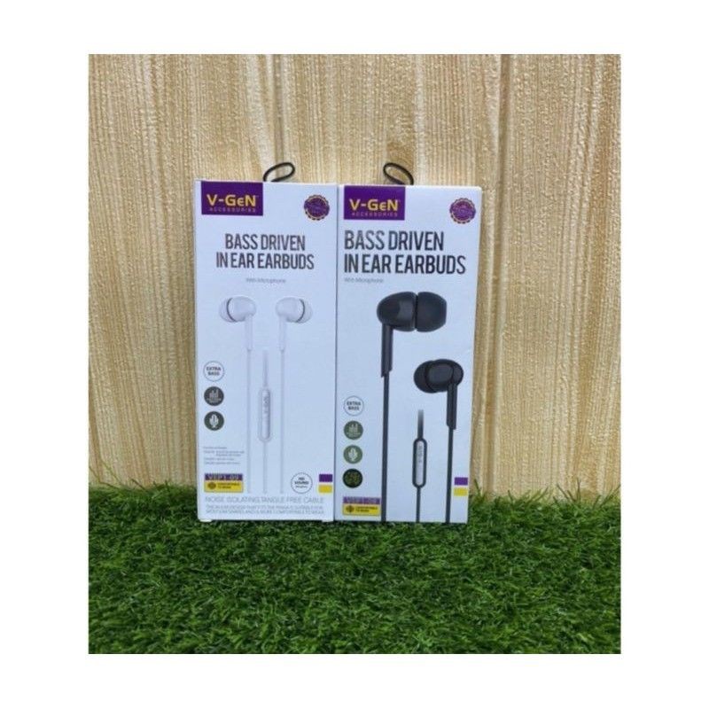 HEADSET V-GEN VEP1-09 EXTRA BASS HANDSFREE VGEN VEP1-09 EARPHONE V-GEN VEP1-09 EXTRA BASS