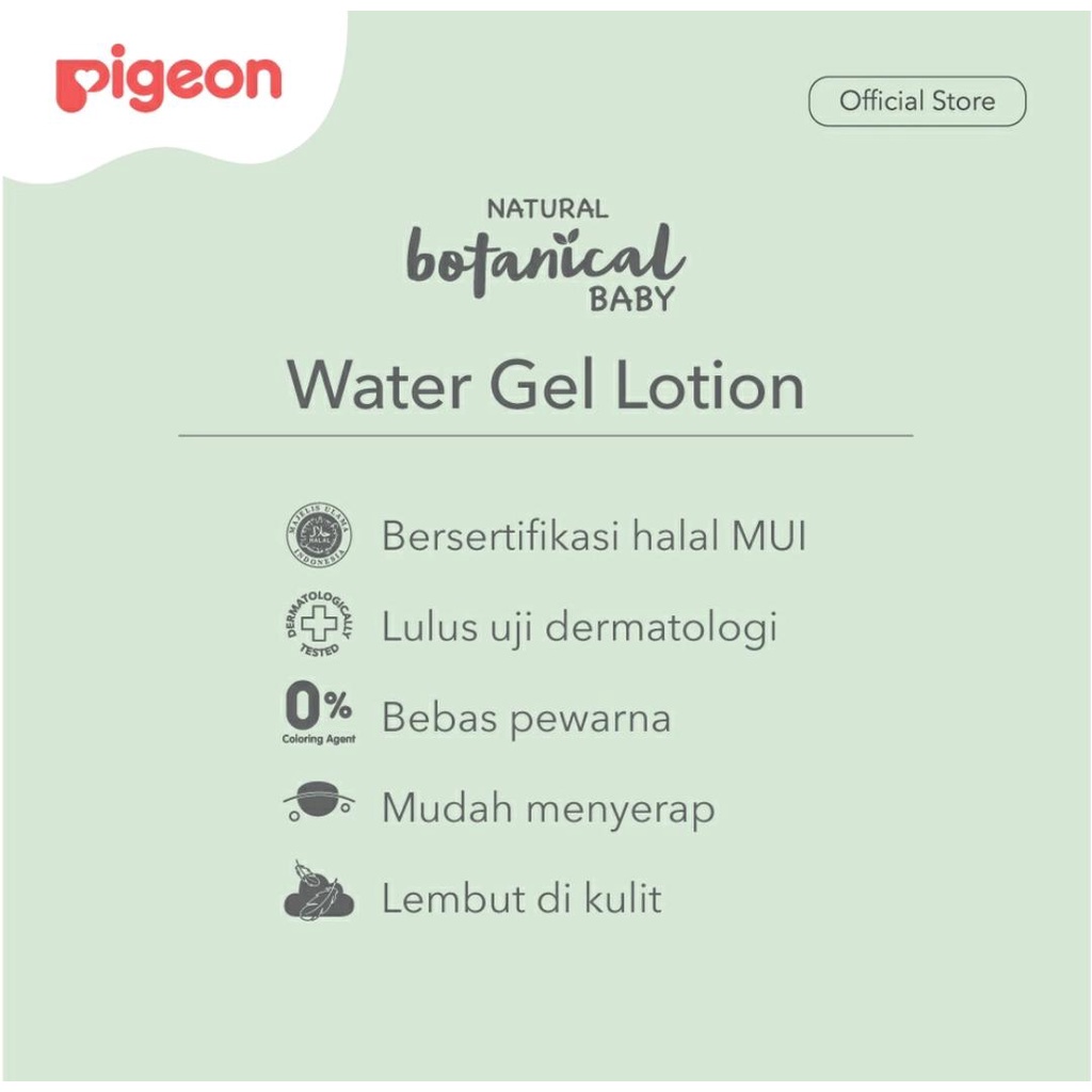 PIGEON BOTANICAL BABY WATER GEL LOTION 240ML / LOTION BAYI