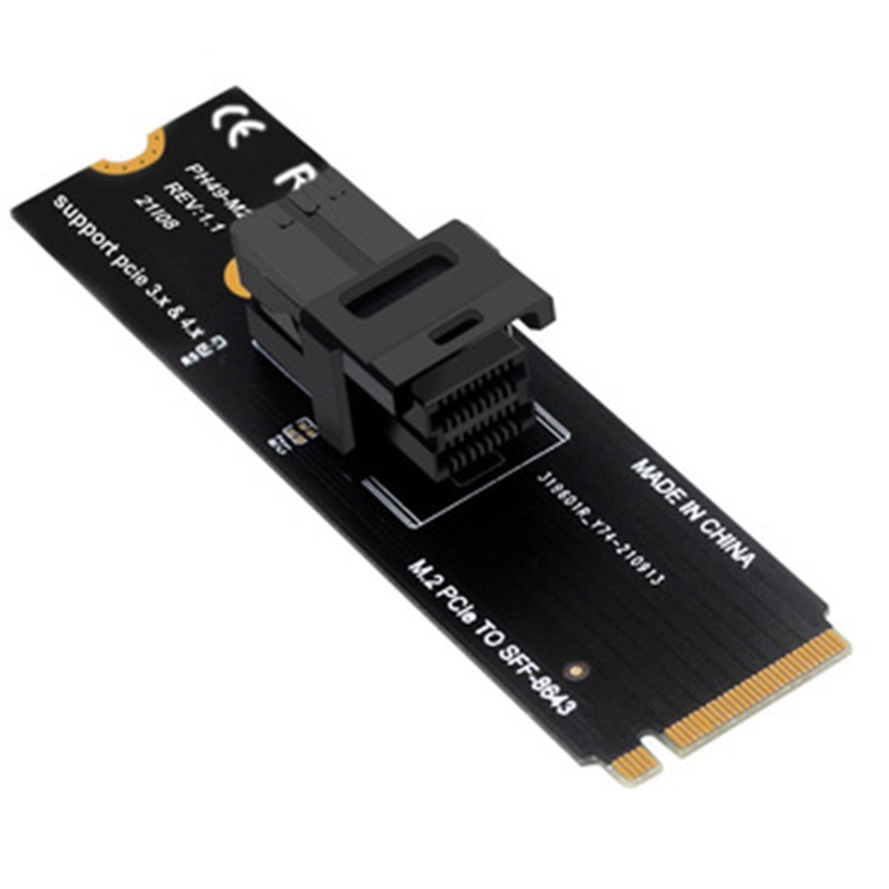 Btsg Kartu Ekspanding Komputer Desktop Untuk M.2PCIE 4.0 Ke SFF8643-U.2Efficient Transmis