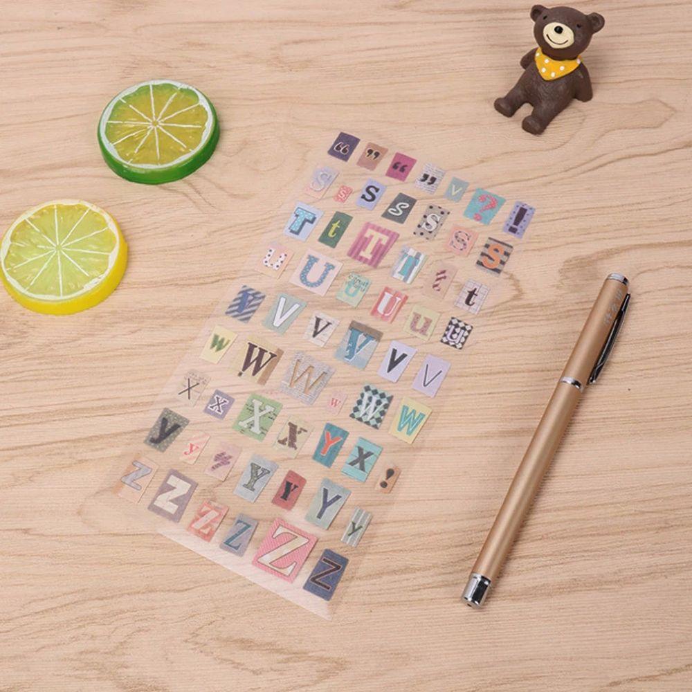 [Elegan] Diy Stiker Dekoratif Alat Tulis Stiker Buku Tangan Stiker Diary DIY Scrapbooking album Foto Stiker Dekoratif