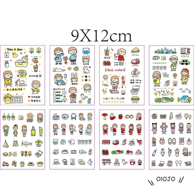【COD】Tape Stiker Motif Emoji Untuk Dekorasi Handphone / Diary DIY