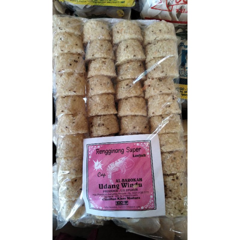 

regginang lorcuk + kepeng singkong watnaearni