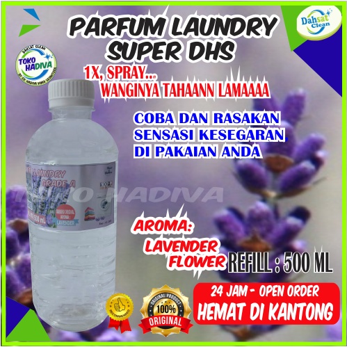 LAVENDER PARFUM LAUNDRY MURAH 500 ML SUPER HDS – PELICIN DAN PEWANGI PAKAIAN ANTI APEK - TAHAN LAMA