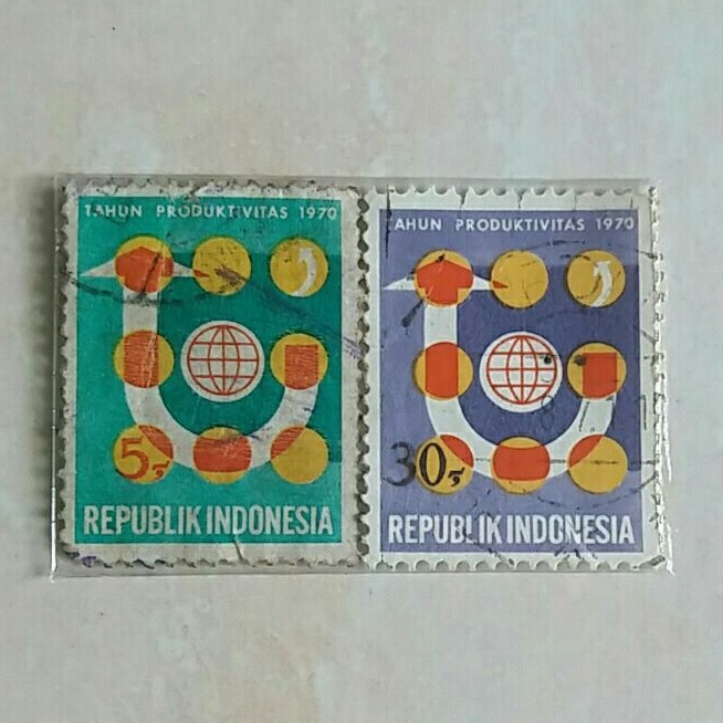 

(AB) Perangko Indonesia 1970 Tahun Produktivitas Asia Set Lengkap 2pcs Used
