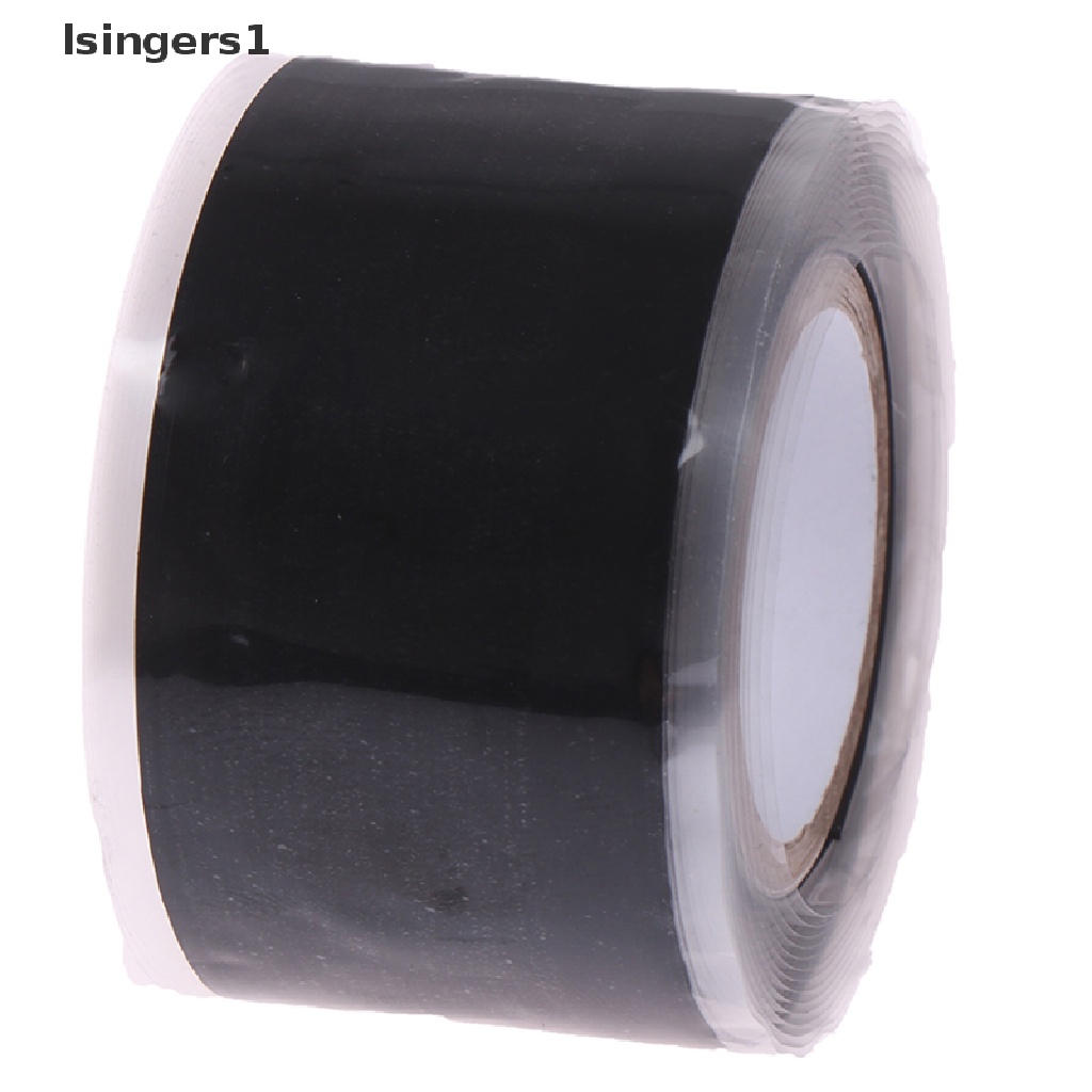 (lsingers1) Tape Karet Kuat Anti Air Warna Hitam 2.5cmx1.5m Untuk Reparasi