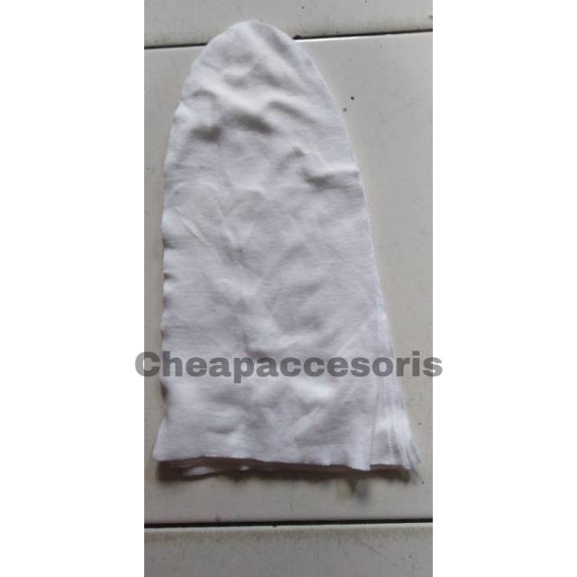 Kain majun lembaran putih singlet hing kecil kain singlet kecil