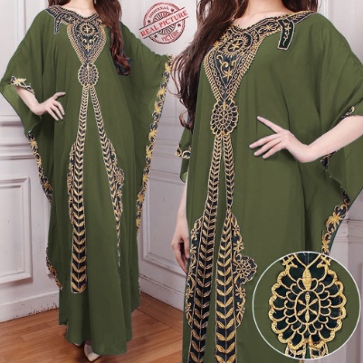 Baju Gamis Sultan Terbaru / Sage Green Lilac Taro Mocca Milo Silver Broken White Biru Wardah Maroon 