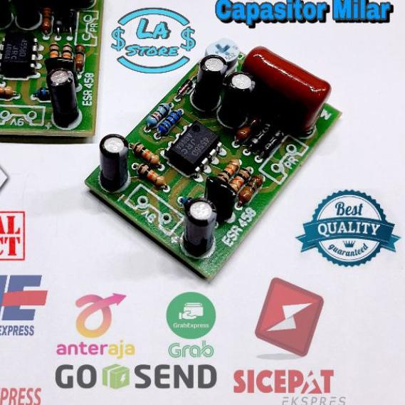 ❄ KIT ESR METER JRC 4558D ALAT CEK ELCO Ω