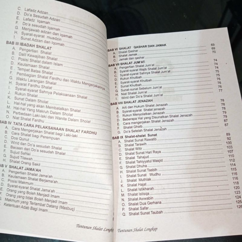 buku tuntunan shalat lengkap a5 15×21cm