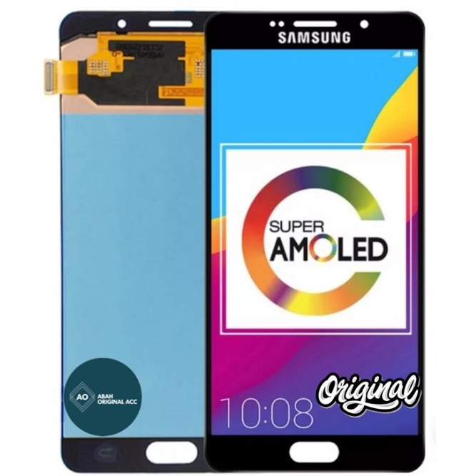 LCD SAMSUNG A710 A7 2016 ORIGINAL FULLSET TOUCHSCREEN SUPER AMOLED ORI